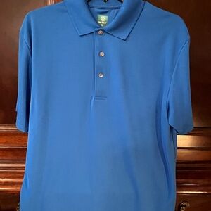 PGA Tour Men's Vibrant Blue Polo